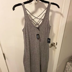 NWT - Express crossback cotton maxi dress